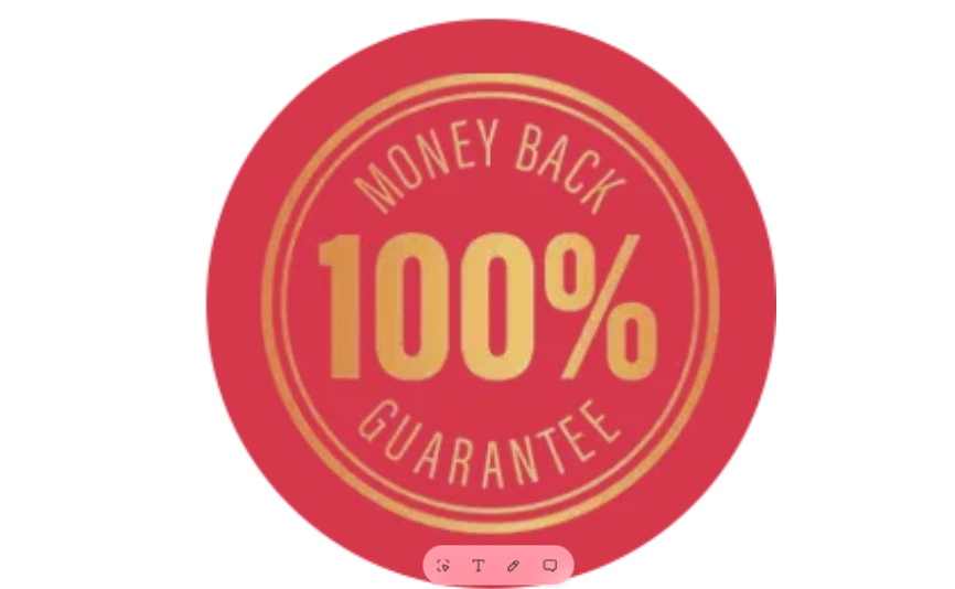 BloodPril 60-day money-back guarantee seal